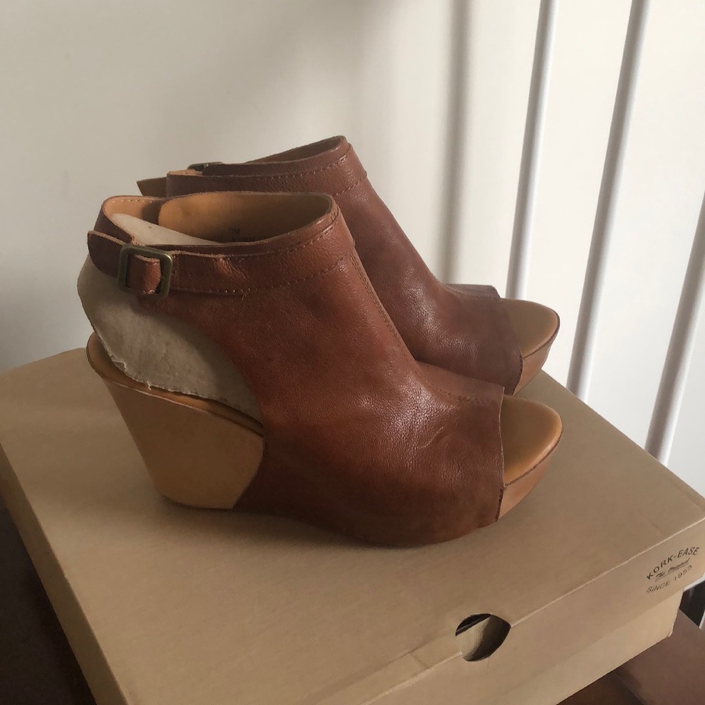 Kork Ease BERIT wedge sandal size 7